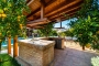 Pool bar with sink, 2 fridges and beer tap